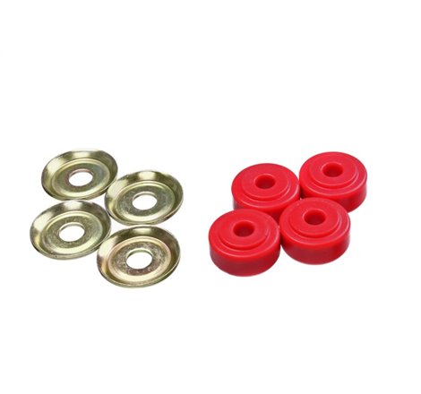 Energy Suspension Red Shock Tower Bushing Set 7/8in Nipple 3/8in ID 1-1/4in OD