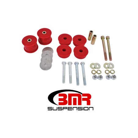 BMR 15-17 S550 Mustang Differential Bushing Kit (Polyurethane) - Red