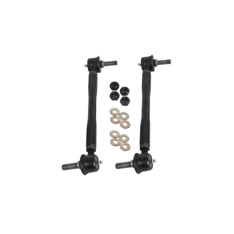 BMR 05-14 S197 Mustang Front Sway Bar End Link Kit - Black