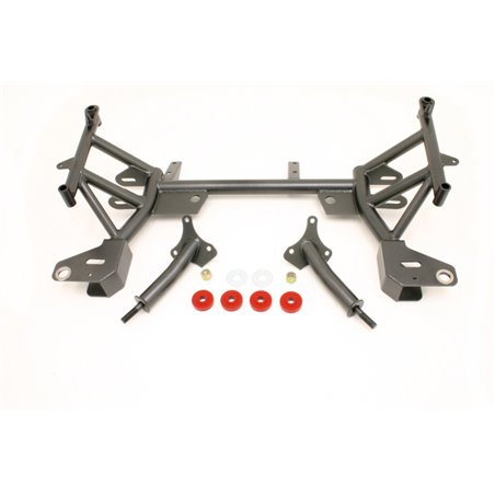 BMR 93-02 F-Body K-Member w/ SBC/BBC Motor Mounts and Pinto Rack Mounts - Black Hammertone