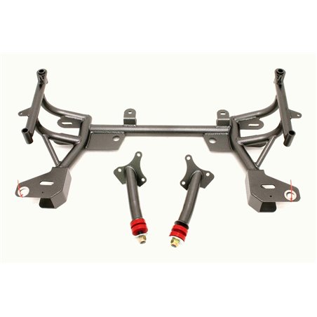 BMR 93-02 F-Body K-Member w/ Turbo SBC/BBC Motor Mounts and STD. Rack Mounts - Black Hammertone