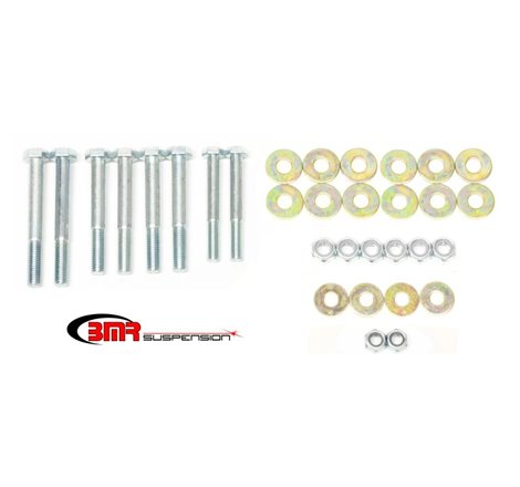 BMR 91-96 B-Body Control Arm Hardware Kit Rear Upper And Lower - Zinc plated