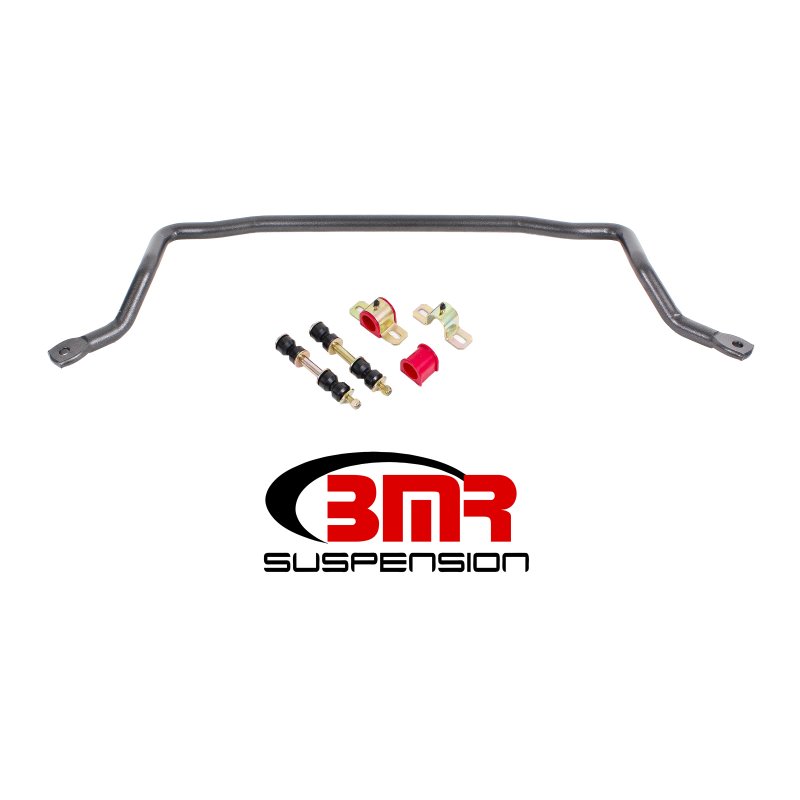 BMR 78-87 G-Body Front Solid 1.25in Sway Bar Kit w/ Bushings - Black Hammertone