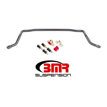 BMR 78-87 G-Body Front Solid 1.25in Sway Bar Kit w/ Bushings - Black Hammertone