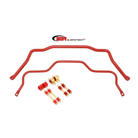 BMR 82-82 3rd Gen F-Body Front & Rear Sway Bar Kit w/ Bushings - Red