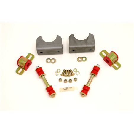 BMR 82-02 3rd Gen F-Body w/ 2.5in-2.75in Axle Tubes 22mm Sway Bar Mount Kit - Bare