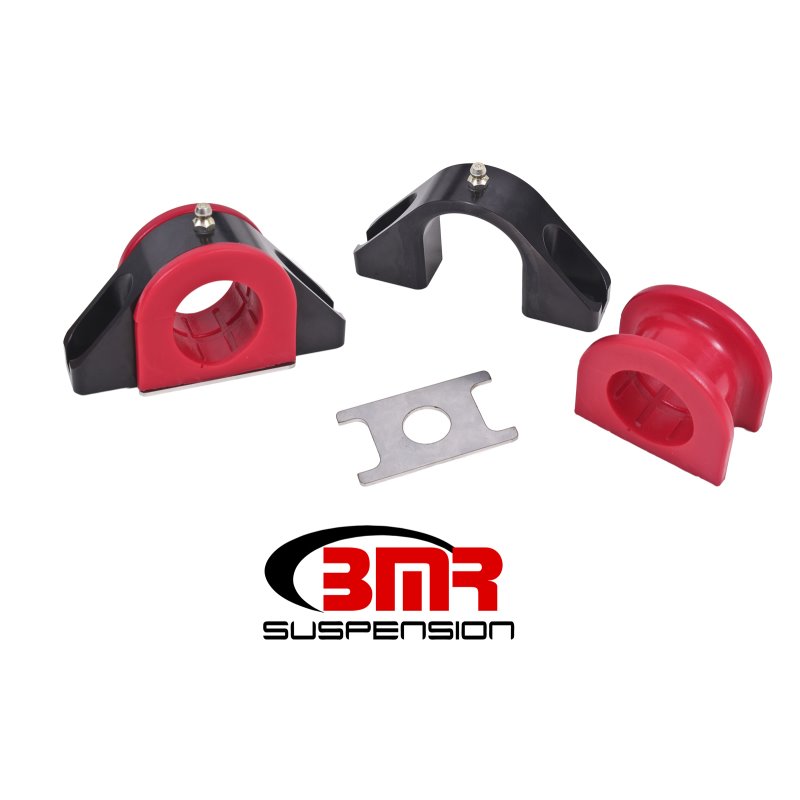 BMR Universal 1.5in Billet Aluminum Sway Bar Mount Mount (Polyurethane) - Black