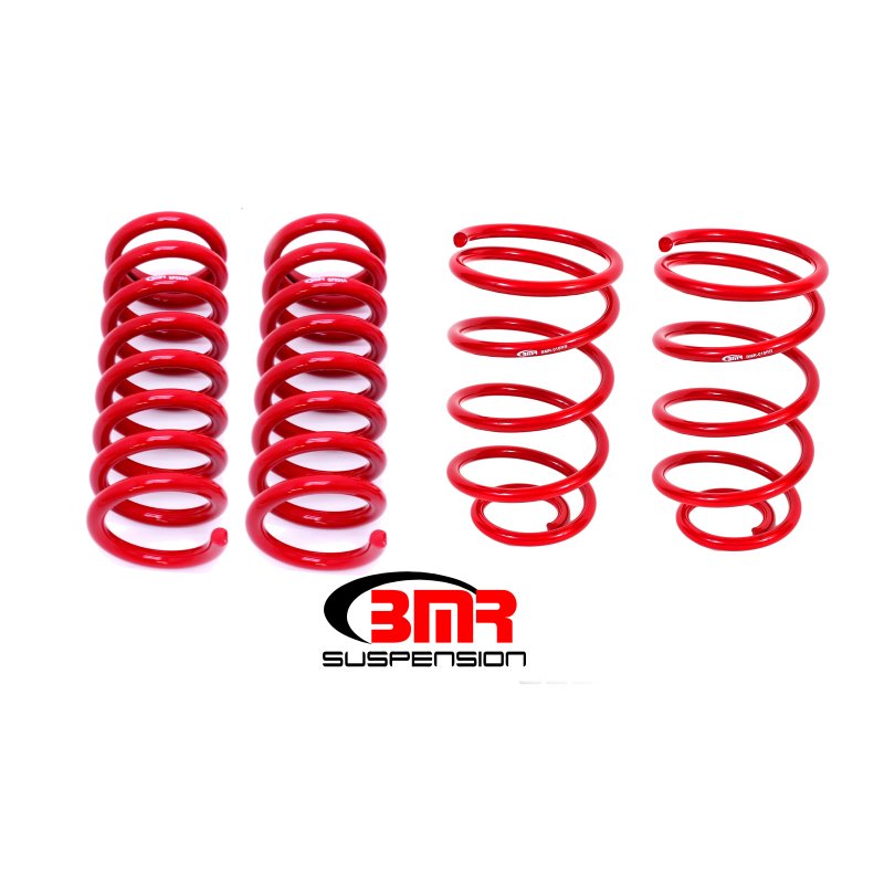 BMR 64-66 A-Body Lowering Spring Kit (Set Of 4) - Red