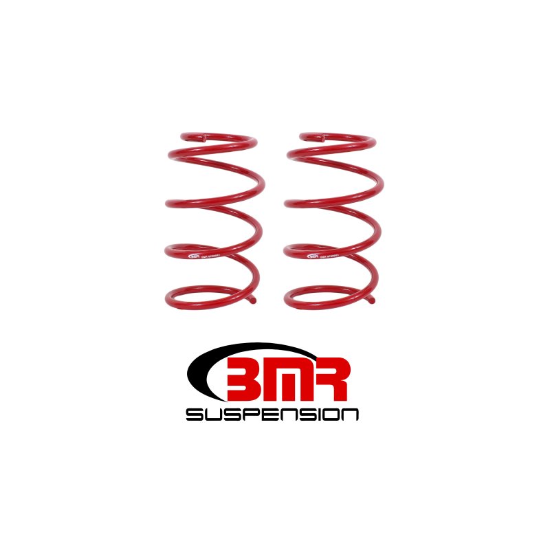 BMR 05-14 S197 Mustang GT Front Drag Version Lowering Springs - Red