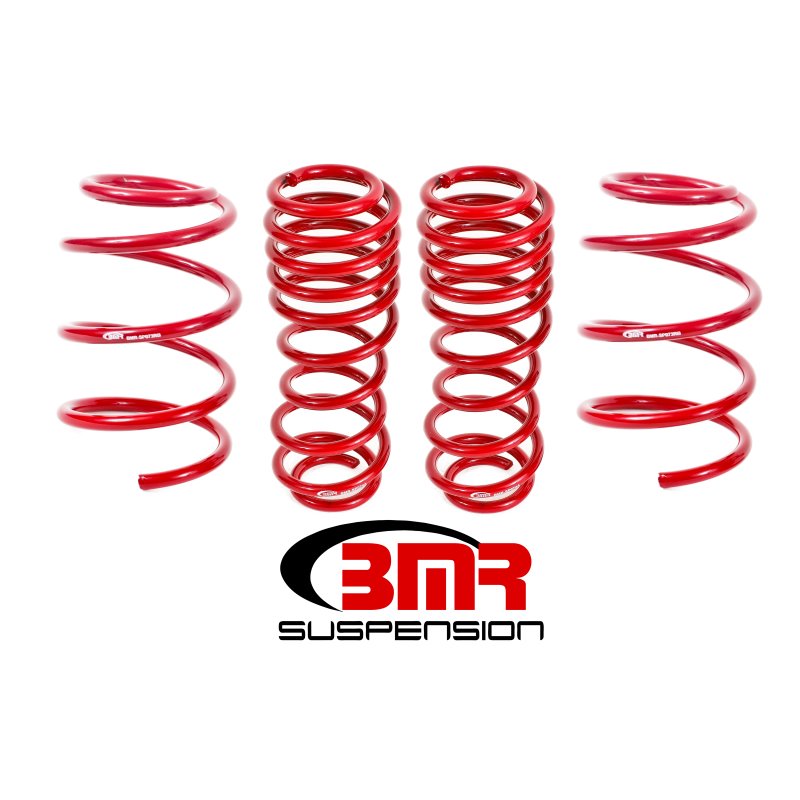 BMR 07-14 Shelby GT500 Lowering Springs (Set Of 4) - Red