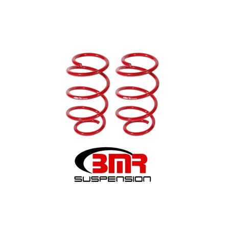 BMR 15-17 S550 Mustang Front Drag Version Lowering Springs - Red