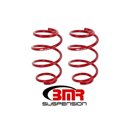 BMR 15-17 S550 Mustang Front Performance Version Lowering Springs - Red