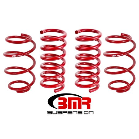 BMR 15-17 S550 Mustang Performance Version Lowering Springs (Set Of 4) - Red