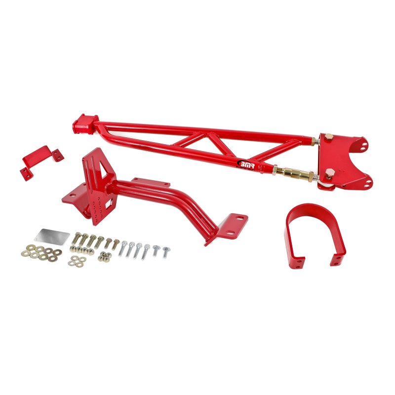 BMR 93-02 F-Body w/ DSL Torque Arm Tunnel Mount (For Long Tube Headers) - Red