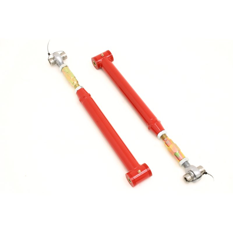 BMR 82-02 3rd Gen F-Body On-Car Adj. Lower Control Arms / Rod End Combo (Polyurethane) - Red