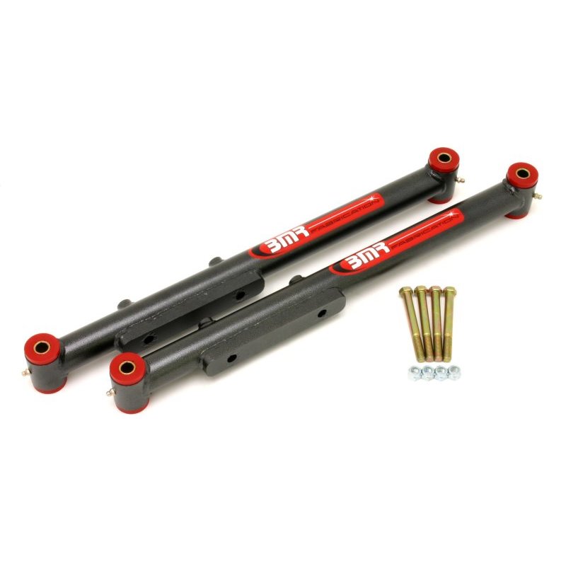 BMR 91-96 B-Body Non-Adj. Extended Length Lower Control Arms (Polyurethane) - Black Hammertone