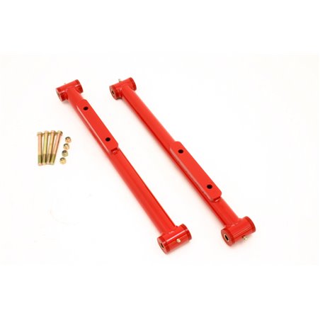 BMR 91-96 B-Body Non-Adj. STD. Length Lower Control Arms (Polyurethane) - Red