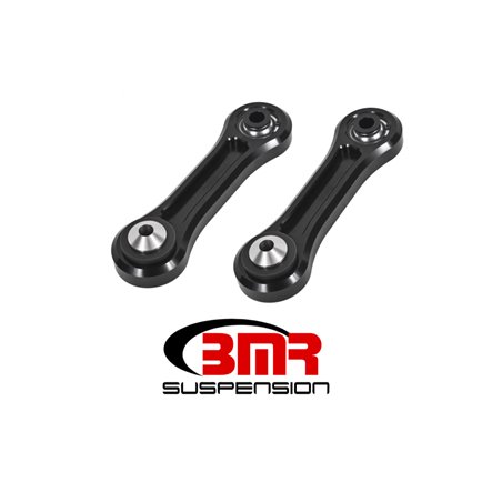 BMR 15-17 S550 Mustang Rear Lower Control Arms Vertical Link (Delrin/Bearing) - Black