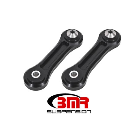 BMR 15-17 S550 Mustang Rear Lower Control Arms Vertical Link (Delrin) - Black