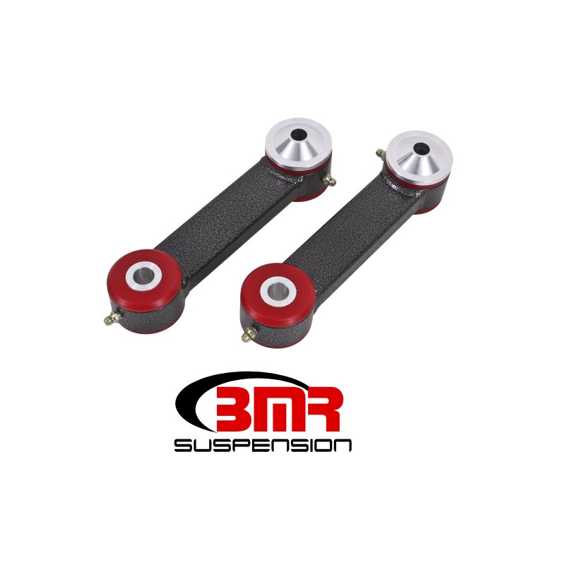 BMR 15-17 S550 Mustang Rear Lower Control Arms Vertical Link (Polyurethane) - Black Hammertone