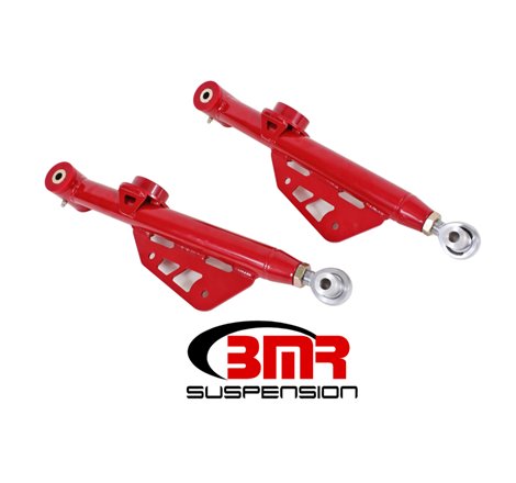 BMR 99-04 Mustang Single Adj. Lower Control Arms / Rod End (Polyurethane) - Red