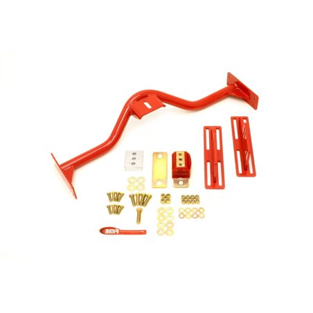 BMR 67-69 1st Gen F-Body Transmission Conversion Crossmember TH350/Powerglide/700R4/4L60E - Red