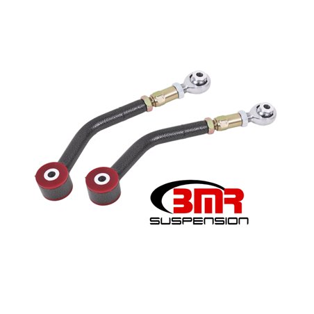 BMR 08-17 Challenger Upper Control Arms On-Car Adj. Rod Ends (Polyurethane) - Black Hammertone