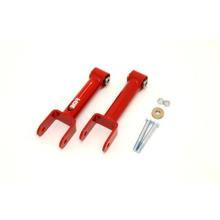 BMR 79-04 Fox Mustang Upper Control Arms Non-Adj. w/ Spherical Bearings - Red