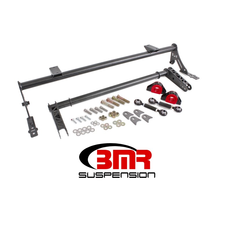 BMR 05-14 S197 Mustang Rear Bolt-On Hollow 35mm Xtreme Anti-Roll Bar Kit (Poly) - Black Hammertone