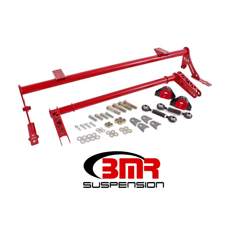 BMR 05-14 S197 Mustang Rear Bolt-On Hollow 35mm Xtreme Anti-Roll Bar Kit (Polyurethane) - Red