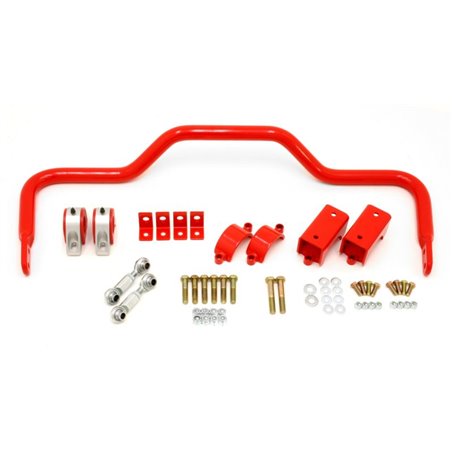 BMR 64-72 A-Body w/ 3in Axles Rear Solid 1.375in Xtreme Anti-Roll Bar Kit - Red