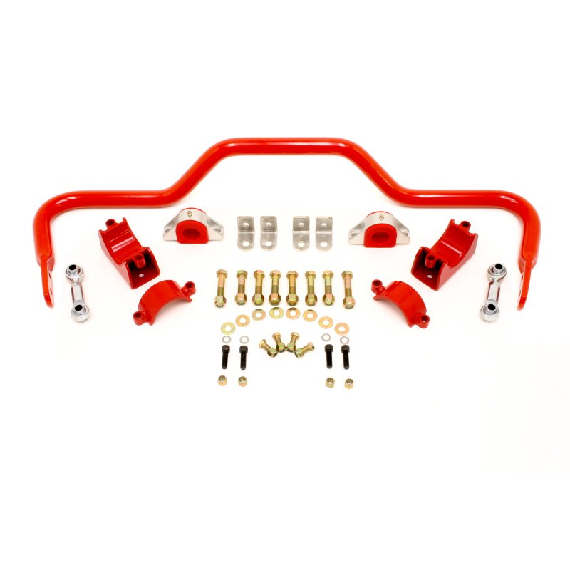 BMR 78-87 G-Body w/ 3in Axles Rear Solid 1.375in Xtreme Anti-Roll Bar Kit - Red