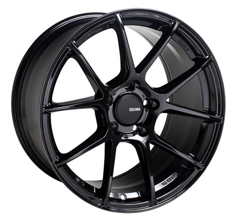 Enkei TS-V 17x9 5x114.3 40mm Offset 72.6mm Bore Glass Black Wheel