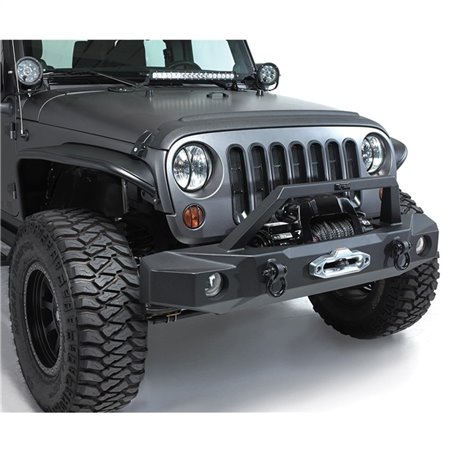 Rampage 2007-2018 Jeep Wrangler(JK) Trailguard Front Bumper - Black