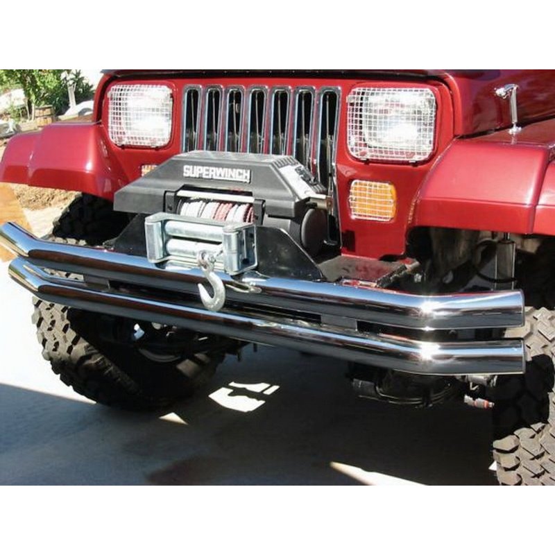 Rampage 1976-1983 Jeep CJ5 Double Tube Bumper - Stainless