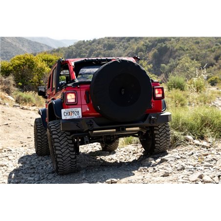 Rampage 2018-2019 Jeep Wrangler(JL) Sport 2-Door Tire Cover w/Camera Slot 37in - Black