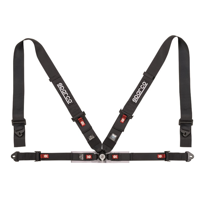 Sparco Belt 4Pt 3in/2in Competition Harness - Black