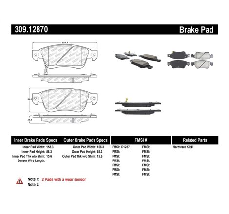 StopTech Performance 07-08 Infiniti G35 2WD Sedan / 08 Infiniti G37 Coupe Front Brake Pads