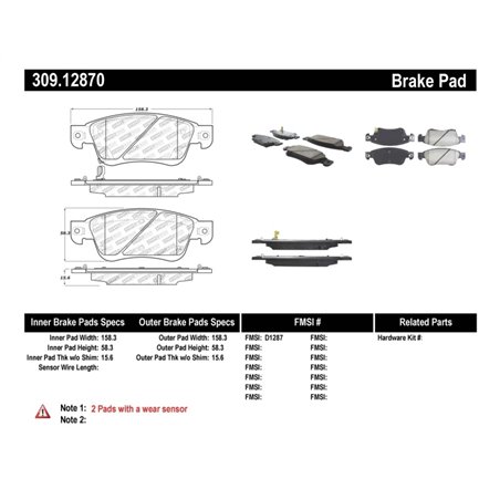 StopTech Performance 07-08 Infiniti G35 2WD Sedan / 08 Infiniti G37 Coupe Front Brake Pads