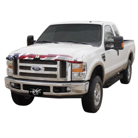 Stampede 2000-2005 Ford Excursion Vigilante Premium Hood Protector - Flag