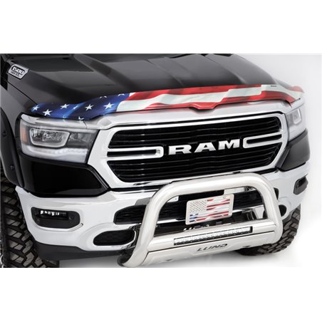 Stampede 2019 Ram 1500 Vigilante Premium Hood Protector - Flag