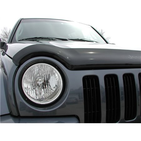 Stampede 2002-2007 Jeep Liberty Excludes Renegade Model Vigilante Premium Hood Protector - Smoke