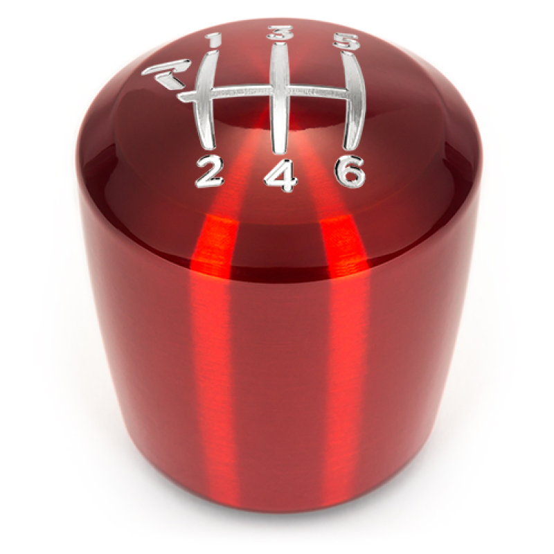 Raceseng Ashiko Shift Knob (Gate 1 Engraving) Mini R50 / R52 / R53 Adapter - Red Translucent
