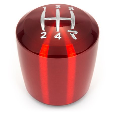 Raceseng Ashiko Shift Knob (Gate 4 Engraving) M12x1.75mm Adapter - Red Translucent