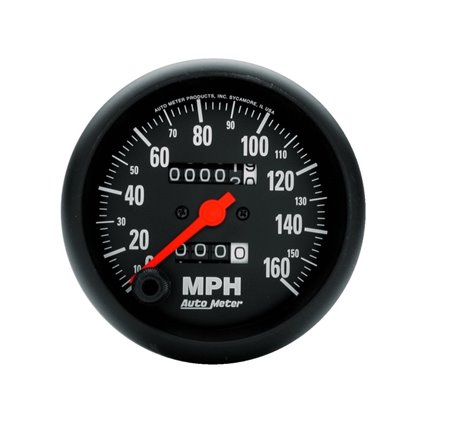 Autometer Z-Series 85mm160 MPH Mechanical Speedometer