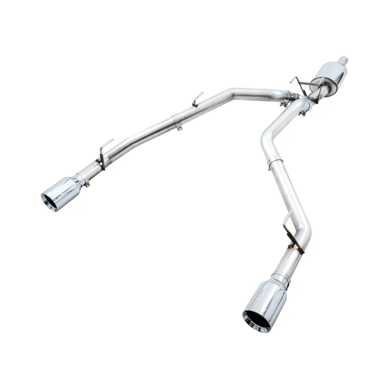 AWE Tuning 09-18 RAM 1500 5.7L (w/o Cutout) 0FG Dual Rear Exit Cat-Back Exhaust - Chrome Silver Tips