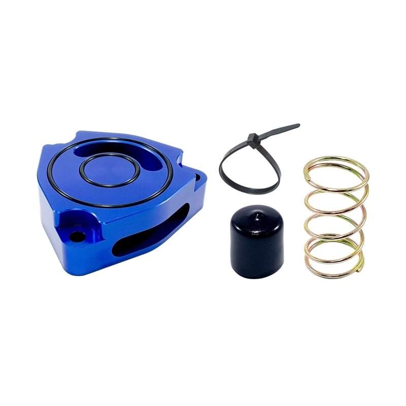 Torque Solution Blow Off BOV Sound Plate (Blue) 14+ Kia Forte Koup Turbo