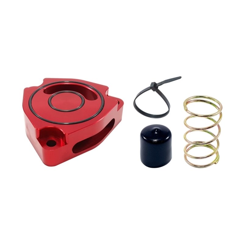 Torque Solution Blow Off BOV Sound Plate (Red) 14+ Kia Forte Koup Turbo