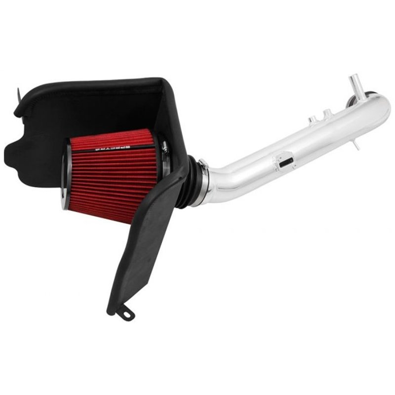 Spectre 12-16 Toyota Tacoma 2.7L F/I Air Intake Kit - Polished w/Red Filter