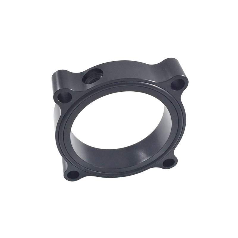 Torque Solution Throttle Body Spacer (Black): Audi / Volkswagen 2.0T FSI SI